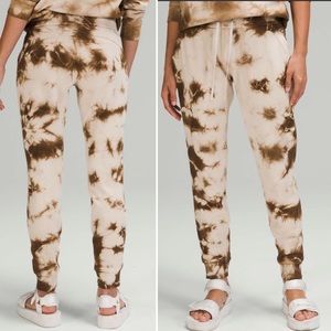 LULULEMON WARM DOWN JOGGERS EARTH DYE